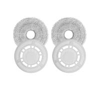 Panni For Mocio Grigio Chiaro Con Supporto, Compatibili Con Dreame L10 Ultra/L10s Pro/L10s Ultra/L10S Pro Ultra/L10s Pro Gen 2/L10 Prime Robot(5 COLOR)
