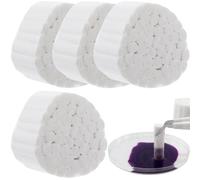 Panni in Cotone per Dentisti, 4 pezziRotoli di Cotone Dentale,Tamponi di Cotone per Dentisti,Batuffolo di Cotone Arrotolato,Batuffoli di Cotone Arrotolato Dentale,Naturale Cotone Altamente Assorbente