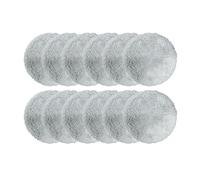 Panni in fibra for la pulizia, compatibili con Liectroux YW610, HCR-10, HCR-09, robot for la pulizia delle finestre, confezione da 12 pezzi