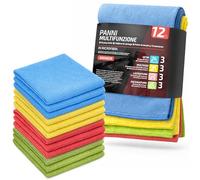 Panni in microfibra auto 12 pz 40x40 cm per vetri, lucidatura, asciugatura