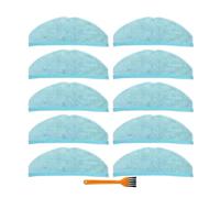 Panni In Microfibra Con Spazzola For La Pulizia, Compatibili Con Cecotec, Compatibili Con Conga, Elettrodomestici Robot 8090 Ultra / 9090 AI, Aspirapolveri(10 PACK)