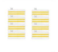 Panni in microfibra per Karcher per easyfix SC1-SC5, confezione da 4 in | Compatibile SC1-SC5, fissaggio forte, set da 4 pezzi, rimuove lo sporco ostinato, lavabile in lavatrice