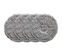 Panni in microfibra per mocio Eureka J15 Pro per ultra aspirapolvere, set da 4 pezzi o 10 pezzi per una pulizia efficace del pavimento (4 pezzi, grigio)