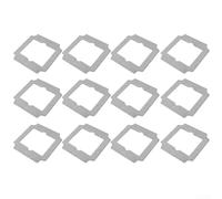 Panni in microfibra per pulizia Ecovacs per Winbot Mini2 Air2 One Pro One2 - panni riutilizzabili per mocio, senza striature, lavabili in lavatrice, grigio, confezione da 10 (12 pezzi)