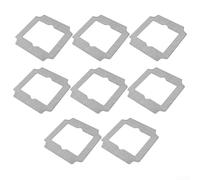 Panni in microfibra per pulizia Ecovacs per Winbot Mini2 Air2 One Pro One2 - panni riutilizzabili per mocio, senza striature, lavabili in lavatrice, grigio, confezione da 10 (8 pezzi)