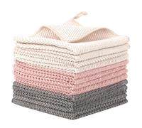 Panni in Microfibra,Set di 12 pezzi,Strofinacci senza Pelucchi e senza Strisce,Tre colori utilizzati separatamente-Asciugamano Riutilizzabile Lavabile per Casa, Cucina, Auto, Vetri, Pavimenti 30x30cm