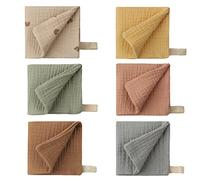 Panni in mussola quadrati per bambini, panni in mussola, asciugamano per il viso, fazzoletto morbido riutilizzabile, bavaglini per il viso per ragazze e ragazzi, assorbenti per il viso, morbidi e