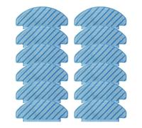 Panni lavabili for mocio compatibili con ECOVACS DEEBOT OZMO T8 Max T8 AIVI T9 MAX T9 AIVI Robot Aspirapolvere Panni for mocio Stracci for mocio Ricambi(12pcs)