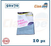 Panni Microfibra 50x70 multiuso pulizia casa auto cucina ufficio 10 pz