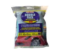 PANNI MICROFIBRA DOPPIO LATO 2 PEZZI 40X40CM 420 GSM PULIZIA CASA AUTO VETRI SPE