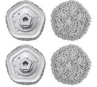 Panni Mocio di Ricambio per Dreame W10/W10 Pro - Set di 4 Panni Mop di Ricambio per una Pulizia Efficiente e Duratura