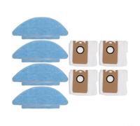 Panni Mop e Sacchetti per Laresar per l6 Nex, per lubluelu SL60D, per tikom L9000 - Panni in Microfibra Lavabili Kit Ricambi 4+4