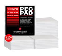 Panni Per La Pulizia Delle Lenti PEC X 1200 Panni Soluzioni Fotografiche 10X10CM