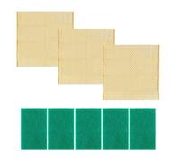 Panni Per Lavastoviglie 3 Pezzi, Spugnette Abrasive Da 5 Pezzi, Lavastoviglie, Tele Metalliche Antigraffio In Acciaio, Tele Metalliche Multiuso Antigraffio, Panni In Luffa