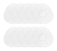 Panni per mocio riutilizzabili compatibili con aspirapolvere Narwal, Freo X10 Pro e YJCC027, lavabili in microfibra per una pulizia efficace del pavimento, disponibili in 4 o 10 pezzi (confezione da
