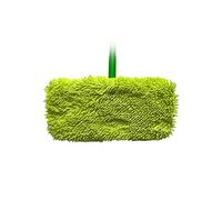 Panni per mop, Panno in microfibra riutilizzabile compatibile con spazzatrice, panno for spazzare a secco, for lavare a umido for la pulizia dei pavimenti(Chartreuse Chenille,25.4cm)