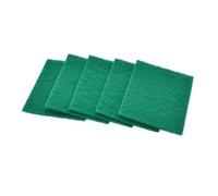 Panni Per Pulizia Industriale 10/30 pezzi 1600 Grit Spugna abrasiva verde Spugna for la pulizia industriale for metallo e vetro Scotch Brite(30)