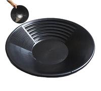 Panning in Plastica Per Oro, Dragaggio Per Estrazione Mineraria Di Pepite, Prospezione, Vaschetta Per Lavaggio Dell'oro Per Vassoio Per Setaccio Per Lavaggio Classificatore Per Setacciatura(38 Cm)