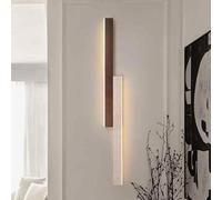 PANNN Applique Da Parete LED Interno Lampada Da Corridoio Illuminazione Da Parete Vintage Dimmerabile Con Telecomando Lampa Nordica Travertino Giallo Adatta Per Camere Da Letto Soggiorni Scala(60cm)