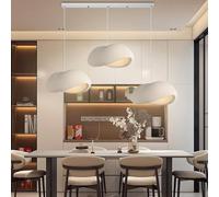 PANNN E27 Lampadario A Tre Luci Lampada A Sospensione Creativa Forma Di Nuvola Marrone Giapponese Cucina Isola Lampada Wabi-sabi Stile Per Sala Da Pranzo Cucina Ristorante Soggiorni Camere(A2)