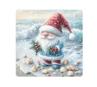 Panno adesivo per fotocamera con gnomo marino, quadrato magico, autoadesivo per obiettivo, antigraffio, protezione per obiettivo, borsa per il trucco, 35,1 x 35,1 cm, Multicolore, 13.8x13.8in, moderno