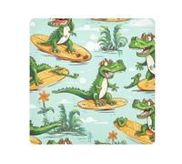 Panno adesivo per fotocamera, motivo coccodrillo, quadrato, magico, autoadesivo, per obiettivo, antigraffio, protezione per obiettivo, borsa per il trucco, 35 x 35 cm, Multicolore, 13.8x13.8in,