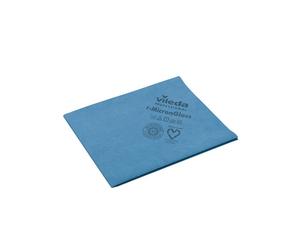 Panno Blu MicroGlass - microfibra - 50x40 cm - blu - Vileda - conf. 5 pezzi
