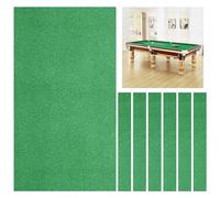 Panno da biliardo in feltro per tavoli da 2,1 m, 2,4 m, 2,7 m, per sport al chiuso, con 6 strisce laterali