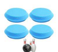 Panno da bowling - Kit di levigatura e lucidatura per palline da bowling, 4 pezzi Manutenzione uniforme della consistenza finitura strutturata migliora la presa rotolamento morbido