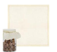 Panno da Formaggio 50x50 cm - Tela in Cotone Non Sbiancato per Filtrare e Scolare | Tessuto Multifunzionale da Cucina per Yogurt, Latte Vegetale, Caffè, Tisane, Brodi, Marmellate e Usi Domestici