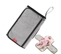 Panno da viaggio che cambia tappetino, pannolino portatile CAMPIO PAD | Tasto di stoccaggio del pannolino per il bambino,Pad pad portatili compatti per parchi, centri commerciali, ristoranti, viaggi,