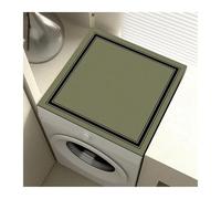 Panno Di Copertura Per Lavatrice 2 pezzi copertura for lavatrice in ecopelle frigorifero forno a microonde cuscinetto protettivo copertura antipolvere antiscivolo tappetino da bagno da cucina Per Forn