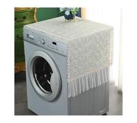 Panno Di Copertura Per Lavatrice 2 pezzi di copertura for lavatrice con ricamo in pizzo, protezione solare, custodia antipolvere antiscivolo for la decorazione della copertura protettiva Per Forno, La