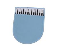 Panno di pulizia in microfibra a forma di pianoforte per tastiera asciugamano per spolverare strumento guanto per violino pianoforte 15 x 19 cm