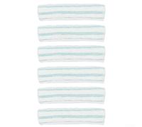 Panno di pulizia in microfibra per Leifheit Dry Clean, confezione da 2 (6 | Adatto per modello Leifheit M, dimensione ugello 28 cm, miscela di microfibra, lavabile a 40 °C, asciugatura senza lanugine