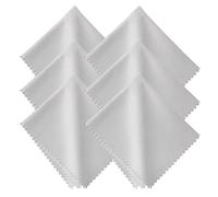 Panno di pulizia per vetri in microfibra Panni di pulizia dello schermo per vetri, schermi, compresse, occhiali, 8pcs Pack (15 X 18 Cm), Grau