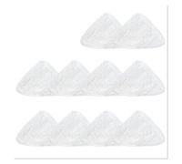 Panno Di Ricambio For Pulitore A Vapore In Fibra, Accessori In Tessuto Triangolare For Pulitore A Vapore, Compatibile Con Vileda.(10pcs)