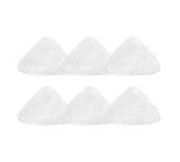 Panno Di Ricambio For Pulitore A Vapore In Fibra, Accessori In Tessuto Triangolare For Pulitore A Vapore, Compatibile Con Vileda.(6pcs)