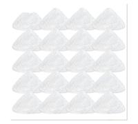 Panno Di Ricambio For Pulitore A Vapore In Fibra, Accessori In Tessuto Triangolare For Pulitore A Vapore, Compatibile Con Vileda.(20pcs)