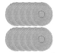 Panno di ricambio in microfibra per DJI per modelli di aspirapolvere S, A, P, lavabili e riutilizzabili, in confezioni da 4 o 10 per mantenere i pavimenti puliti (confezione da 10)