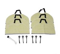 Panno di ricambio in microfibra riutilizzabile con spazzole laterali per Shark AV2610WA RV2610WA RV2620WD RV240 AI per robot aspirapolvere ultra 2 in 1, delicato non perde pavimento (6+6+1)