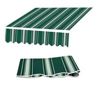 Panno di ricambio per tenda da sole retrattile, 4,9 x 3,7 m, 3,7 x 3 m, 3 x 2,4 m, 2,4 x 2 m, tessuto di ricambio per tenda da sole, patio, tenda parasole in tela di poliestere per porte e finestre