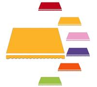 Panno di ricambio per tenda da sole retrattile, tessuto di ricambio per tenda da patio, con mantovana, copertura superiore per finestra, porta, mercato (giallo, 6 x 3 m)