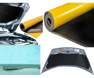 Panno Fonoassorbente LT Schiuma 5mm 50x100cm Autoadesivo