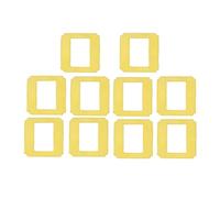 Panno For La Pulizia Dei Vetri, Salviette Di Alta Qualità, Quadrate, Compatibili Con Gli Accessori For La Pulizia Dei Vetri Purerobo W-S3 W-S8S W-S3S W-S9S(Yellow mop A 10 Pcs)