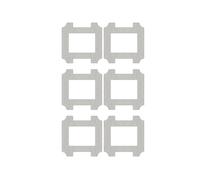 Panno For La Pulizia Lavabile E Riutilizzabile, Compatibile Con Dreame, C1/C1 Station, Accessori Di Ricambio For Panno For Mocio For Aspirapolvere Robot For Finestre(6pcs)