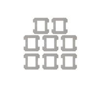 Panno for Mocio, Compatibile Con ECOVACS, Compatibile Con WINBOOT, W2 / W2 OMNI,/ W1 W1 Pro, Tamponi Di Pulizia Sostitutivi for Robot for La Pulizia Delle Finestre(8pcs)