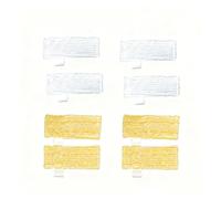 Panno For Mocio, Compatibile Con Karcher, Easyfix SC2 SC3 SC4 SC5, Aspirapolvere Con Spazzola A Vapore Magica Portatile(Yellow 4pcs and white 4pcs)