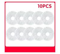 Panno for mocio, compatibile con XIAOMI, compatibile con Mijia, compatibile con Omni, 1s Mop 1S B101CN B116 Plus, compatibile con Dreame, stracci di ricambio for L10s Ultra S10/ S10 Pro/Plus(10pcs)