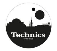Magma 60677 Technics Slipmat Tatooine, bianco, nero